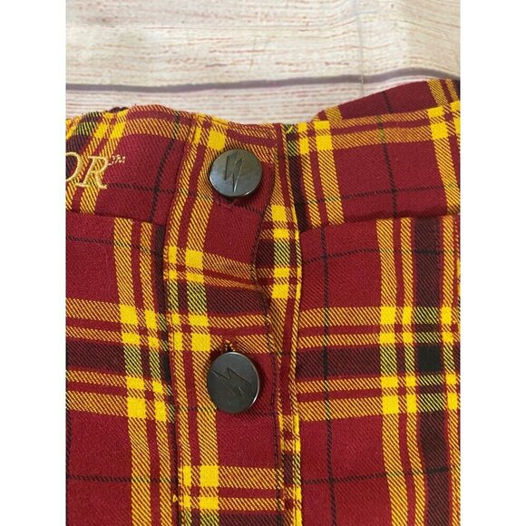 Harry Potter Gryffindor Women's Multi Plaid School Wizard Skirt - XS - Picture 5 of 12